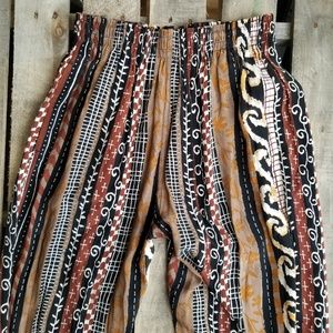 100 % Handmade Multicolor Print Pants